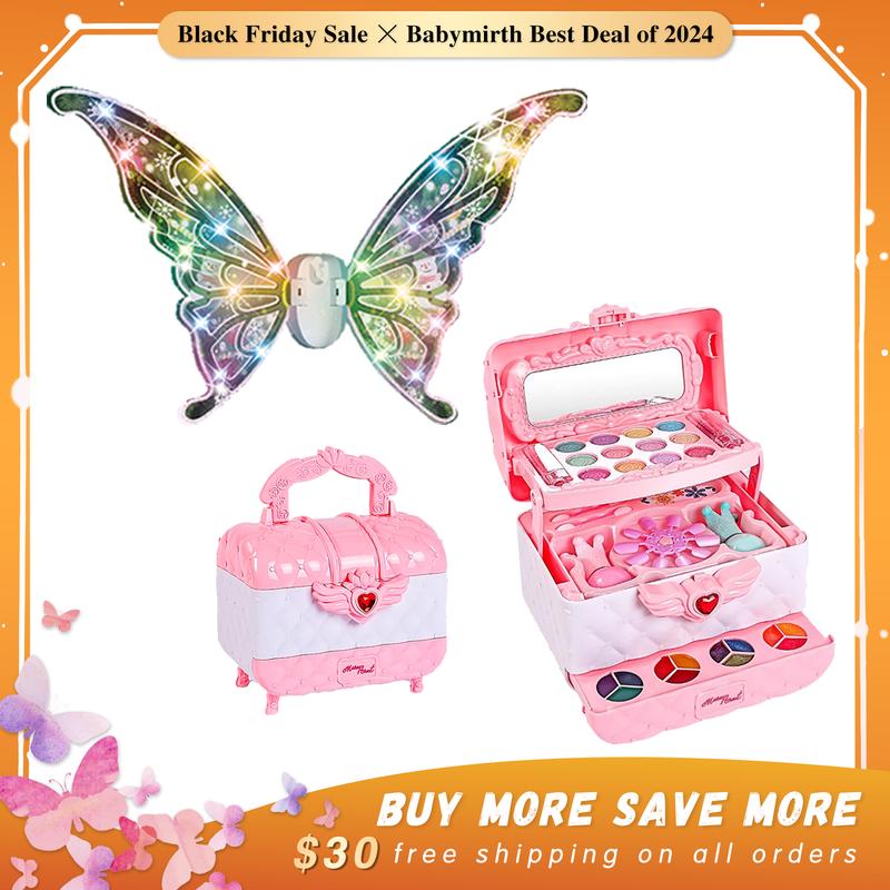 Christmas Fancy Butterfly Wings with Multi-layered Foldable Makeup Toys