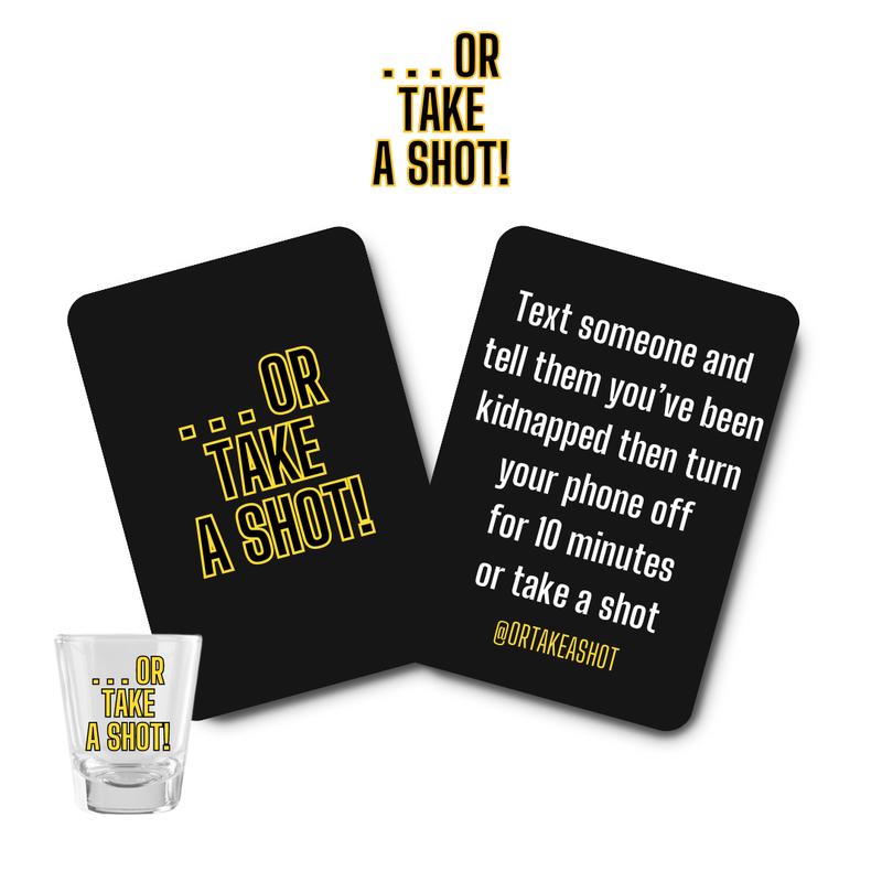 Or Take A Shot Drinking Game - Perfect for Parties and Celebrations