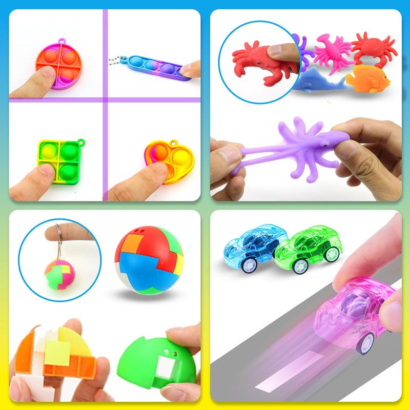 84Pcs Party Favors for Kids,Fidget Toys Pack,Bulk Toys for Kids Party Favors,Goodie Bag Stuffers,Carnival Prizes,Treasure Box, Filler Stuffers Toys