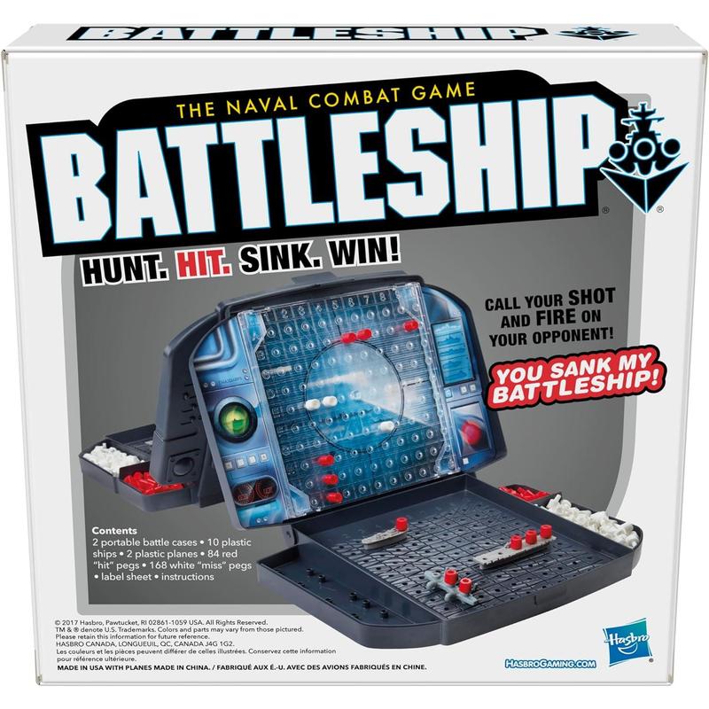 Hasbro Gaming Battleship With Planes | 2-Player Strategy Board Games for Kids | Christmas Gifts for Boys & Girls | Ages 7+