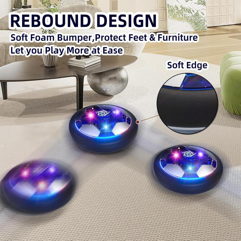 1 Pack And 2 Pack Floating Football, Led Light Football Toy, Indoor And Outdoor Games, Christmas Gift