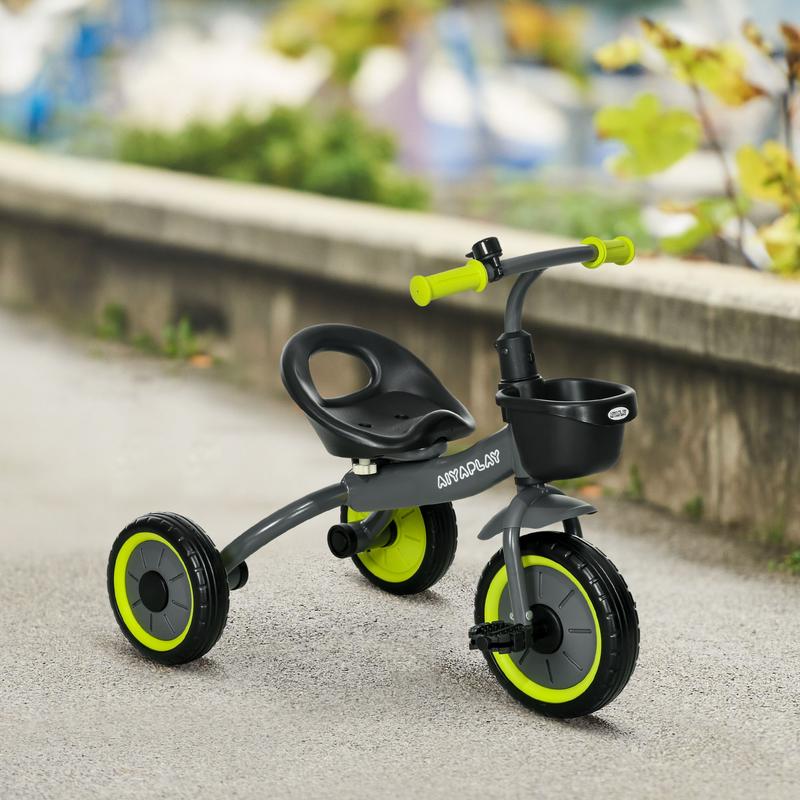 Tricycle for Toddlers Ages 2-5, featuring an adjustable seat, bell, basket, and secure handlebar grips for smooth and safe rides!   car wiggle  car Adjustable Toddler remote control