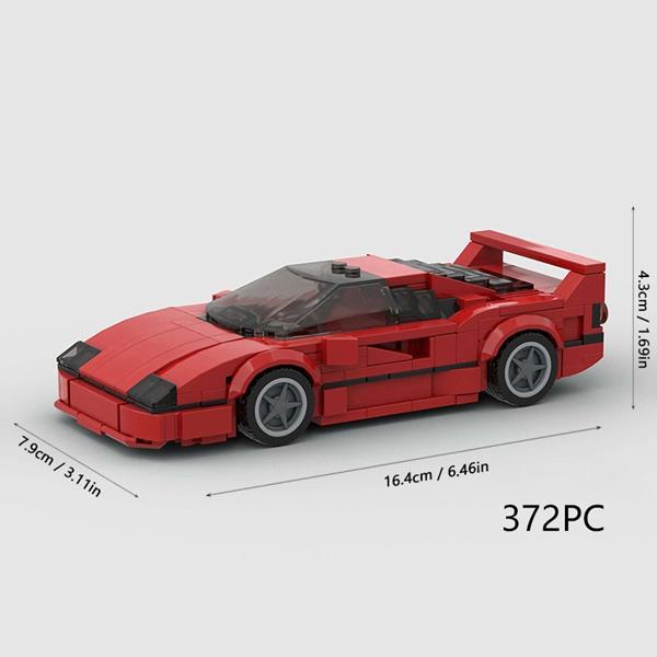 Building Blocks Engineering Toy Model Cars toy kids truck kits engine racing build kit the sports vehicle race adults gifts  (372 Pieces)