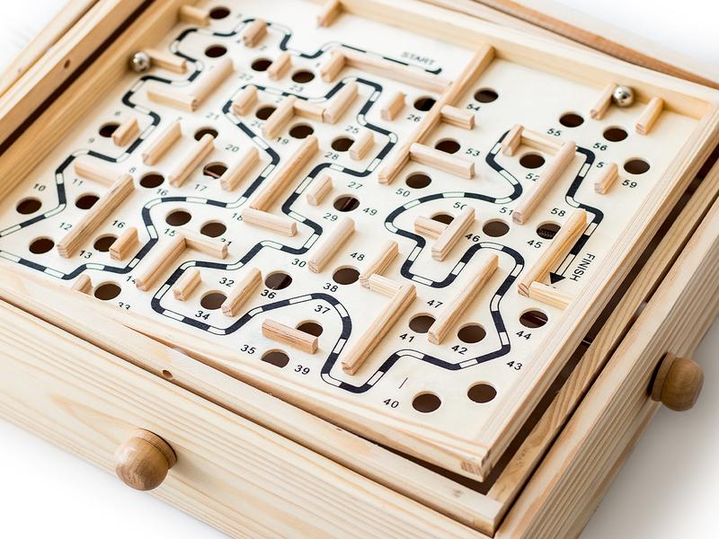 Marble Maze Labyrinth Board Game Table Perplexus Maze Ball Marble Games for Kids 6-12