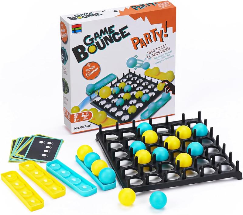 Bounce Ball Game Family Party Games - Jumping Connect Ball Board Games Bounce Off Game, Christmas Party Favors Birthday Gift, Funny Ball Tabletop Game Toys for Adults and Kids