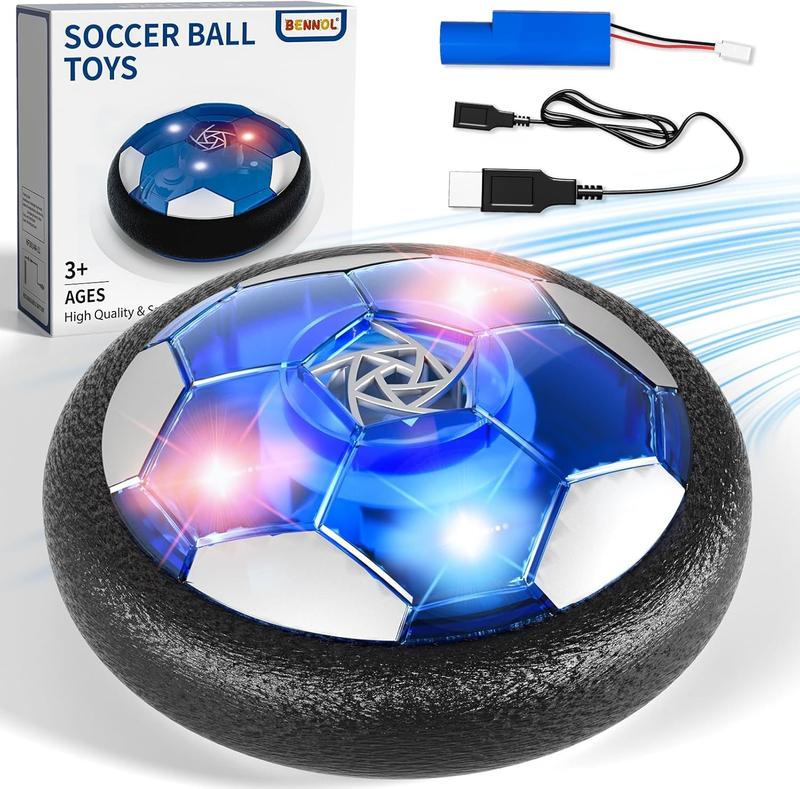 1 Pack And 2 Pack Floating Football, Led Light Football Toy, Indoor And Outdoor Games, Christmas Gift