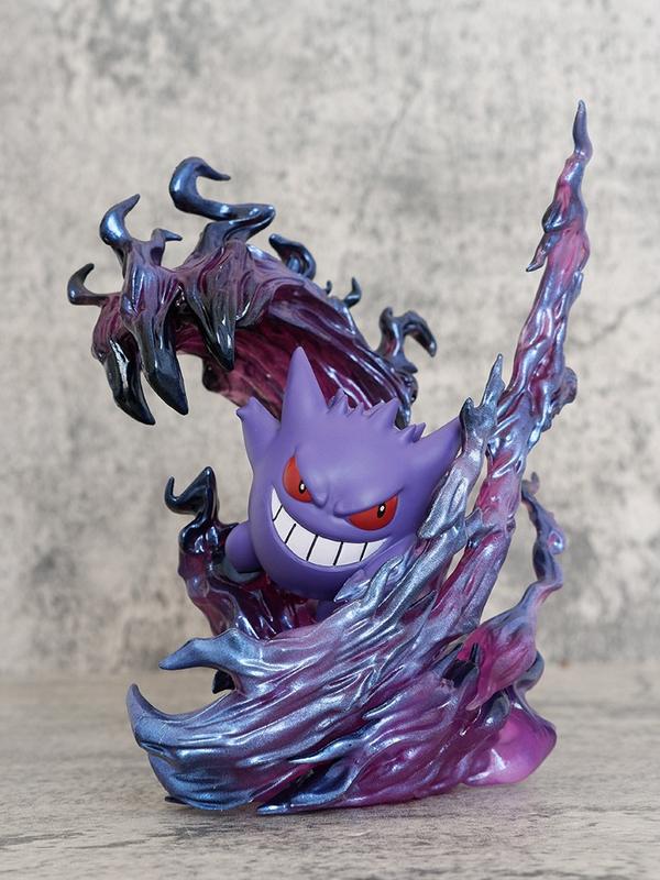 Gengar Figure Poké Statue Model Ornaments Anime Hand Model