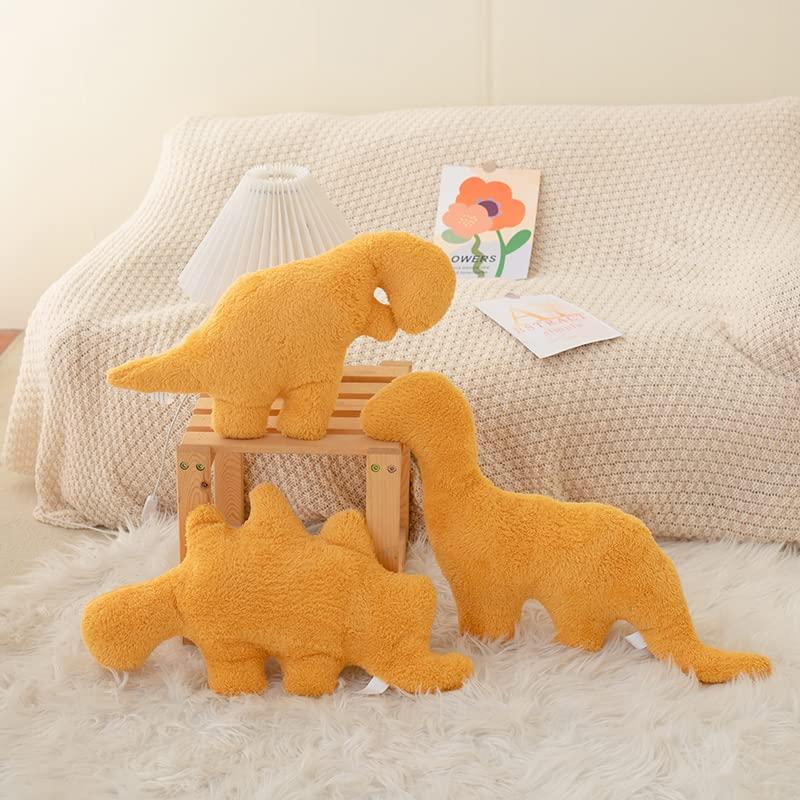 Dinosaur Chicken Nugget Pillow plush, 18 