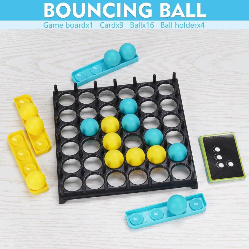 Bounce Ball Game Family Party Games - Jumping Connect Ball Board Games Bounce Off Game, Christmas Party Favors Birthday Gift, Funny Ball Tabletop Game Toys for Adults and Kids