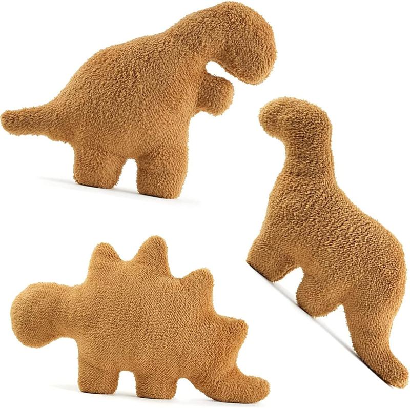 3 Packs Dino Nugget Pillow Plush, 18 inches Dinosaur Chicken Nugget Stuffed  Plush , Party Decoration Birthday for