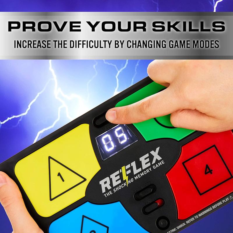 Reflex Shocking Memory Game - Electronic Memory Game with a Shock |  Exclusive