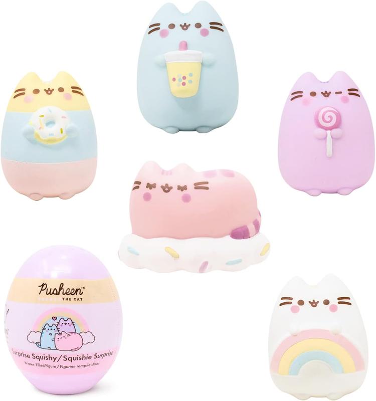 Pusheen The Cat [Surprise Blind Capsule] [Series 2] Cute Water Filled Squishy Toy [Birthday Gift Bags, Party Favors, Gift Basket Filler, Stress Relief Toys] - Surprise (Random - 1 count.)