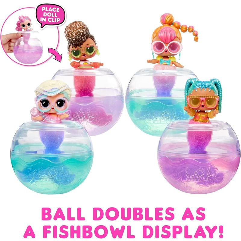 LOL Surprise Mermaids Tots with Color Change Tail, Make A Mermaid Tail, 8 Dolls to Collect, Fashion Accessories, Great Gift for Kids Ages 4+