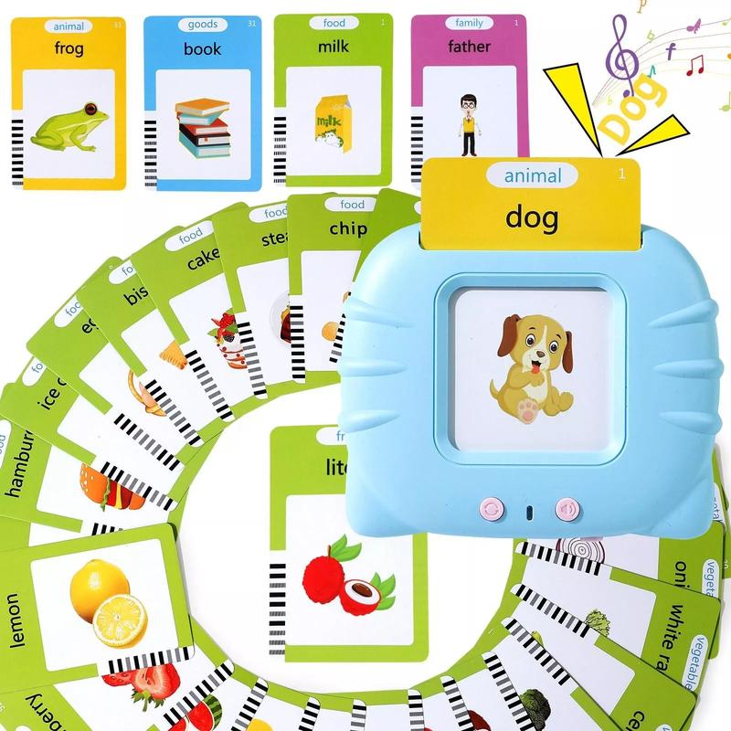 Talking Flashcards Montessori Learning Toy Contains 224 Common Words educational gift montessori toy