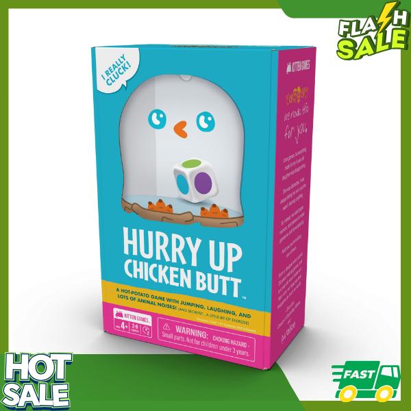 Hurry Up Chicken Butt from Kittens Games by Exploding Kittens Brand, 0.7 lb