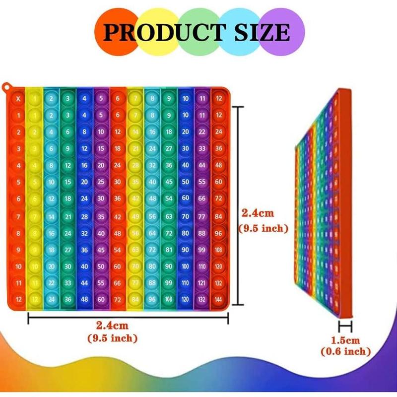 Multifunctional math game toys, relieve stress, suitable for children boys and girls table multiplication game toys.