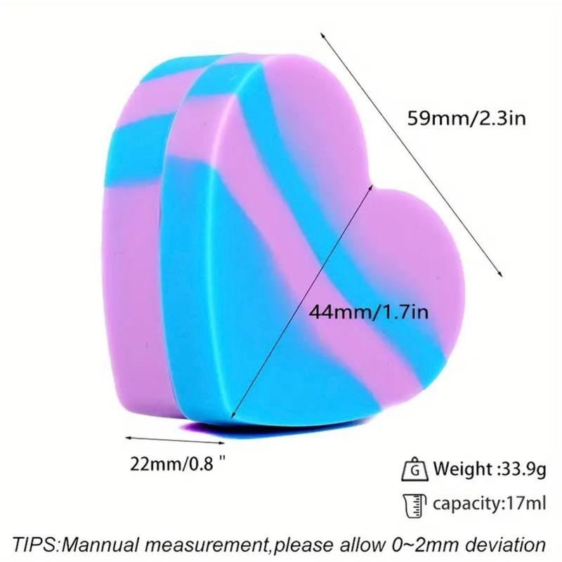 Custom Designed Heart Shape Silicone Wax Jar