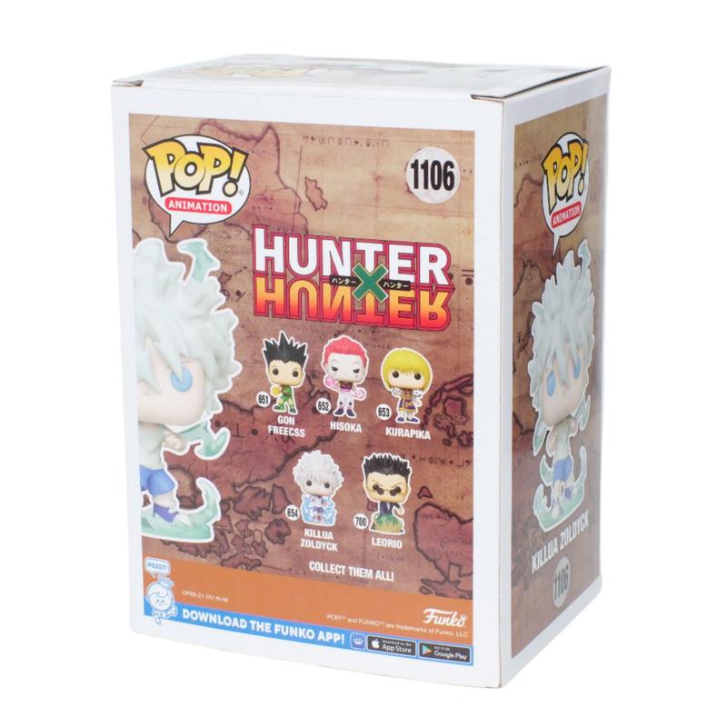 Funko Pop! Animation: Hunter X Hunter - Killua Zoldyck  #1106，Special Edition, with Clear Pop Protector