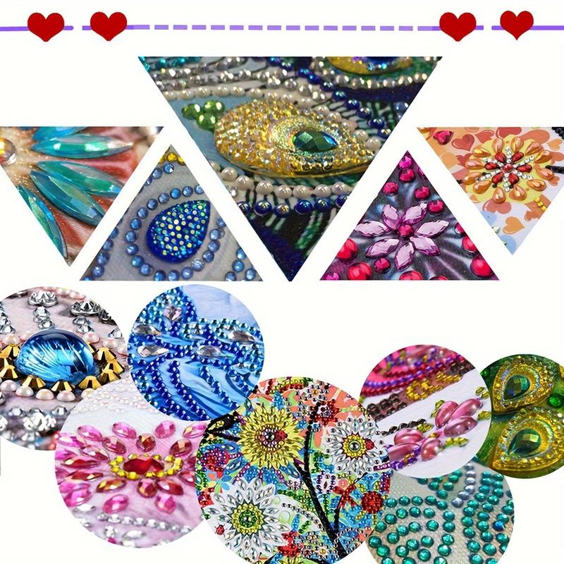 Owl Pattern DIY Diamond Arts Colorful Painting Kit without Frame, DIY 5D Diamond Arts Colorful Painting for Bedroom Wall Decor