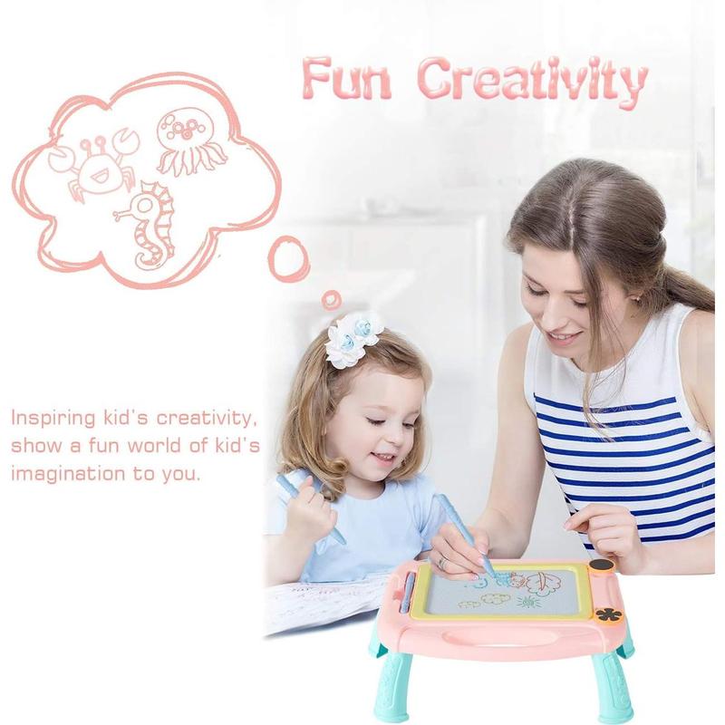 Matesy Toddler Toys For 1-2 Year Old Girls Gifts, Magnetic Drawing Board For Kids Girls Age 1 2 3 Year Old Girl Birthday Gifts, Doodle Board Drawing Pad For Toddler Girls Toys Age 1-2-4