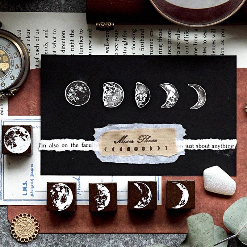 Wooden Calendar Stamp Set, 29pcs set Multifunctional DIY Scrapbooking Stamp, DIY Scrapbooking & Stamping Supplies for Home School Office