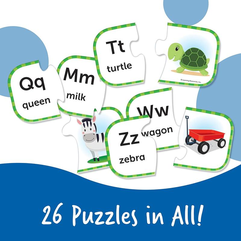 ABC Jigsaw Puzzle Cards, Kids Corrective Jigsaw Puzzles, Alphabet Learning Games, Jigsaw Puzzles for Boys and Girls