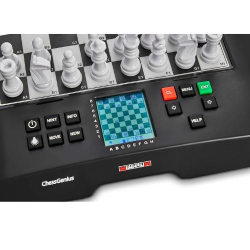 Millennium ChessGenius Electronic Chess Board Set with Pressure-Sensor Chess Board and World-Champion Software