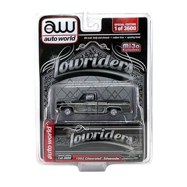 Auto World Lowriders 1983 Chevrolet Silverado 1:64 Diecast Car