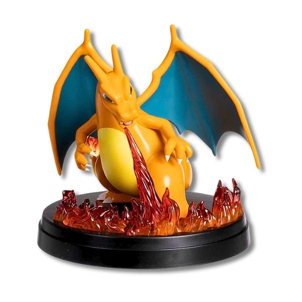 Pokemon Charizard EX Fire Breathing Card Display Figurine Statue - EX Super Premium