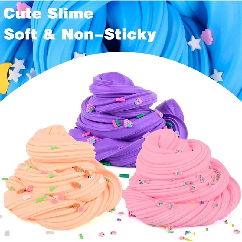 15 packs of mini Slime, Butter Slime party treats, soft, non-stick and stretchy slime sets, toy fillers for kids, boys and girls,