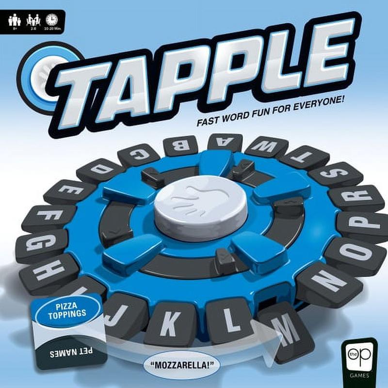 USAopoly Tapple Word Game - Fast-Paced Board Game for 2-8 Players, Ages 8 and Up