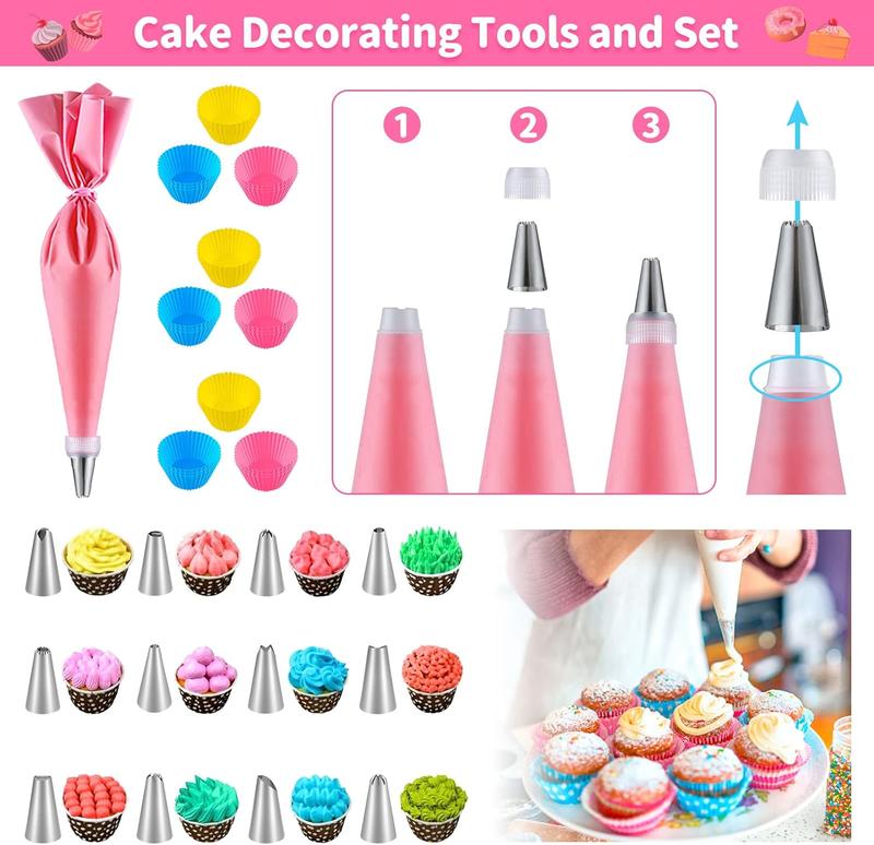 Christmas Gift Kids Baking and Cooking Set for Girls, 54PCS Chef Costume Set with Kids Apron, Chef Hat, All Real Cooking Tools and Baking Supplies, Kitchen Utensils and Recipes for Child Junior Chefs 3+