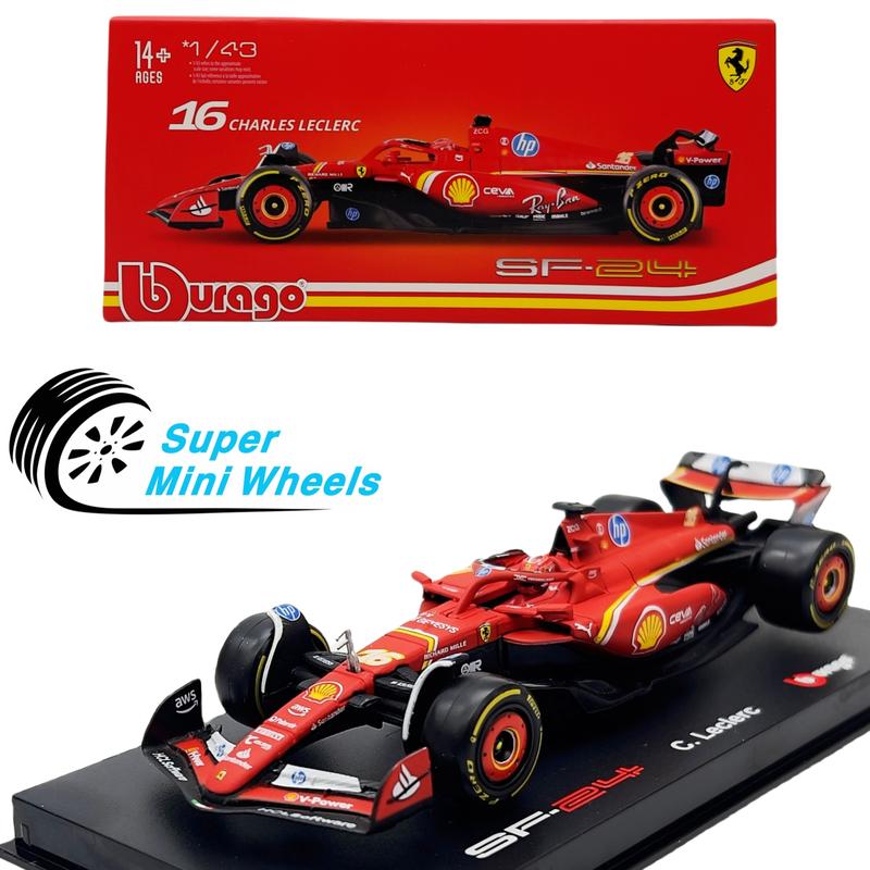 Bburago 1:43 F1 Ferrari Racing SF-24 2024 #16 Charles Leclerc