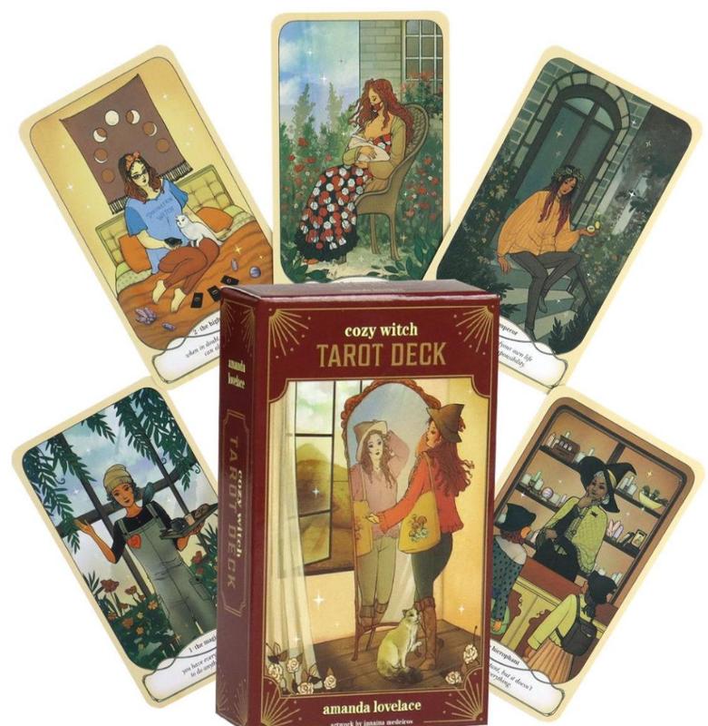 Cozy Witch Tarot Deck - Perfect for Divination and Psychic Readings