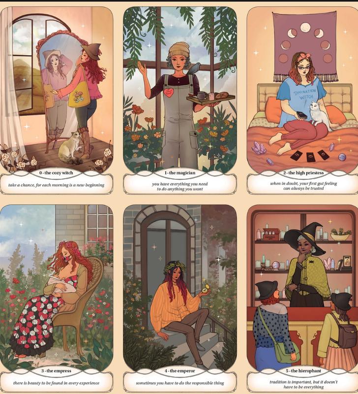 Cozy Witch Tarot Deck - Perfect for Divination and Psychic Readings