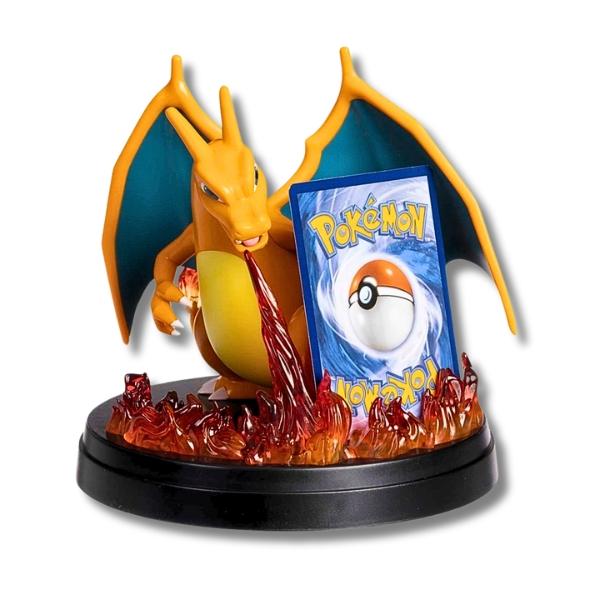 Pokemon Charizard EX Fire Breathing Card Display Figurine Statue - EX Super Premium