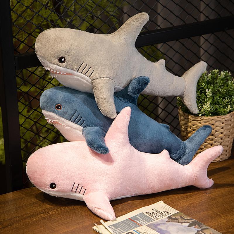 30cm Shark Plush Toy Soft Stuffed Animal Reading Pillow Birthday Gifts Cushion Doll Gift