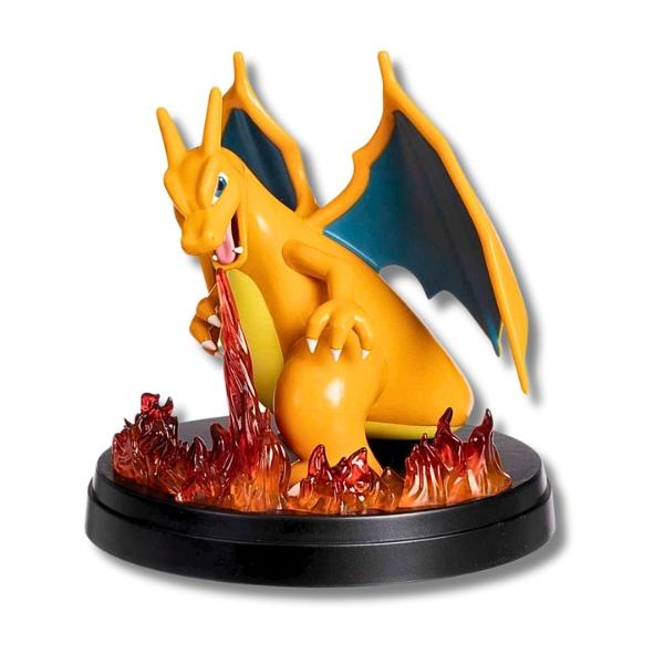 Pokemon Charizard EX Fire Breathing Card Display Figurine Statue - EX Super Premium