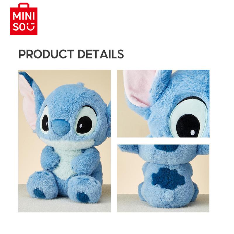 Disney Series Stitch Doll Basic Type 100% Authentic Medium Sitting Figure Stitch Pooh Plush Doll Doll Ornament Cute Gifts