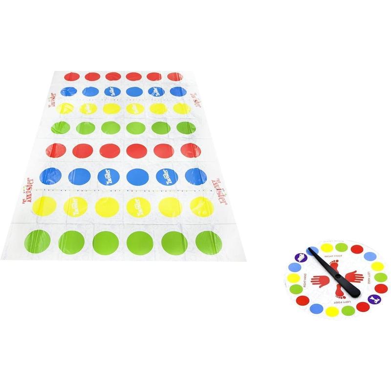 Twister Ultimate: Bigger Mat, More Colored Spots, Family, Kids Party Game Age 6+; Compatible with Alexa ( Exclusive)