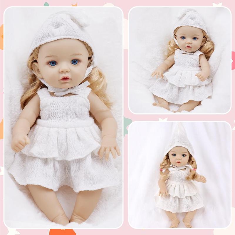 12 Inch Teenager Doll, Cute Soft Doll with Clothes, Lifelike Newborn Doll, Doll Toy Birthday Gift for Girls & Boys