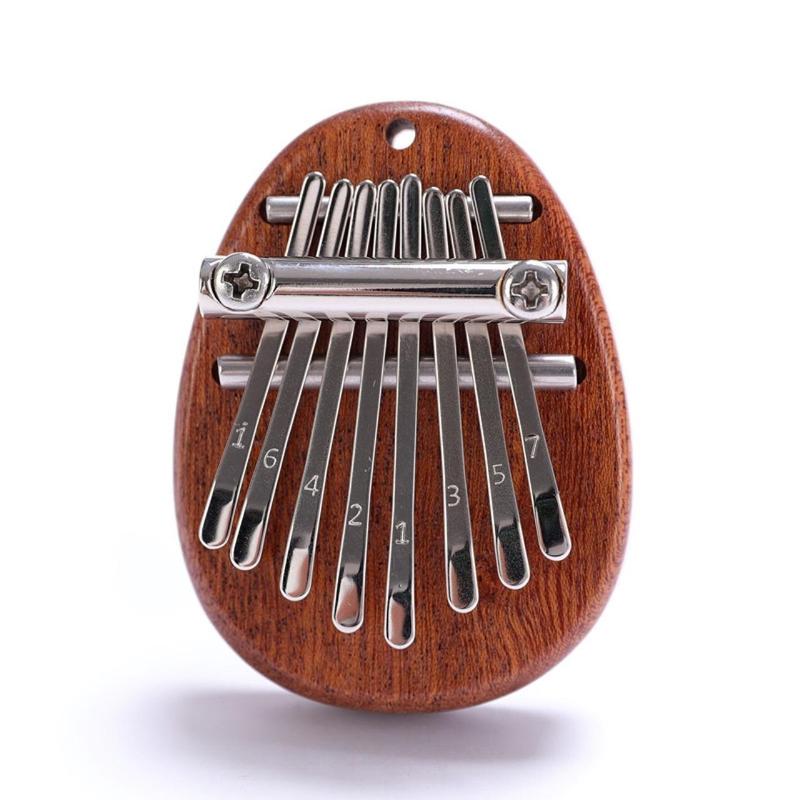 8 Key Mini Exquisite Finger Thumb Piano, Cute Pendant Keychain Accessories, Portable Musical Instrument For Music Enthusiast