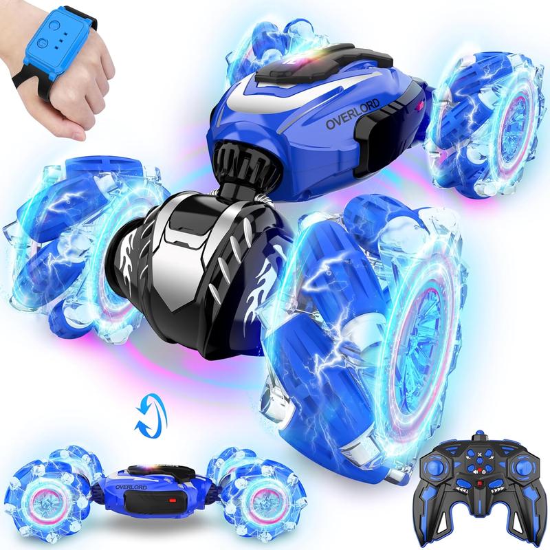 Remote Control Car, Gesture Sensing RC Stunt Car, 4 WD Transform Off Road for Rotating, 2.4Ghz Hand Controlled Remote Control Twister Cars, RC Cars for Kids Boys Girls Toy Gift Age 6 7 8 9 10 11 12 yr