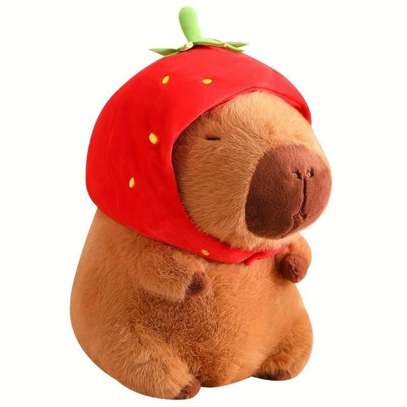 Capybara plush toys, cute simulated plush toys, soft animal decoration for family sofa and bed, pet plush, bedroom decoration