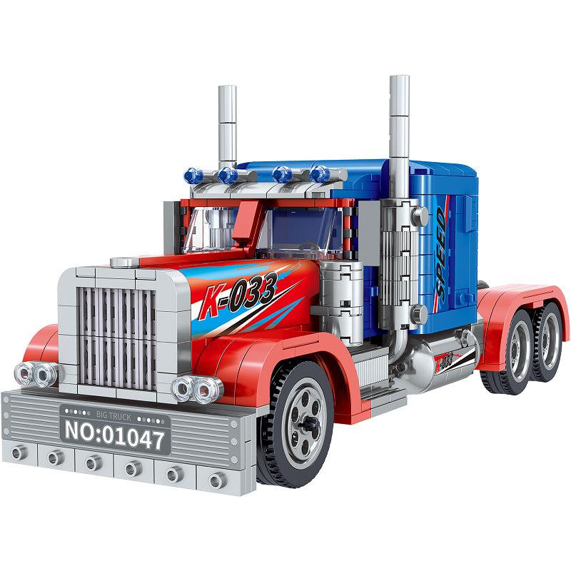 TOYSLINE-Truck Blocks Vehicle Bricks Kids Toys for Children Christmas Gifts