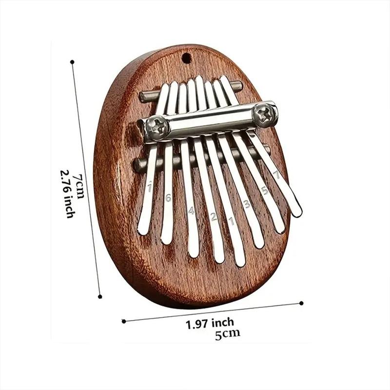 8 Key Mini Exquisite Finger Thumb Piano, Cute Pendant Keychain Accessories, Portable Musical Instrument For Music Enthusiast