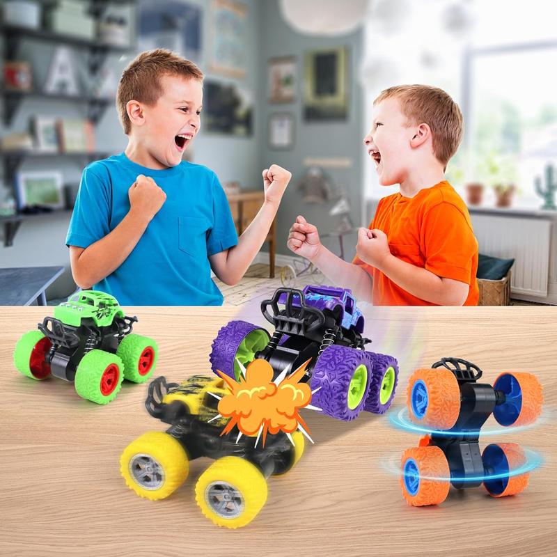 Hot Wheel Monster Trucks Toys, racing off-road trucks with huge wheel friction, shockproof vehicles for children, birthday gifts for boys and girls