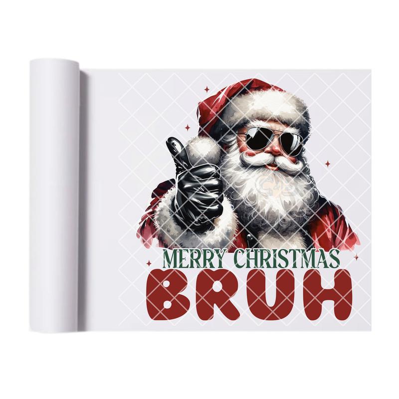 Merry christmas bruh film t shirt transfer