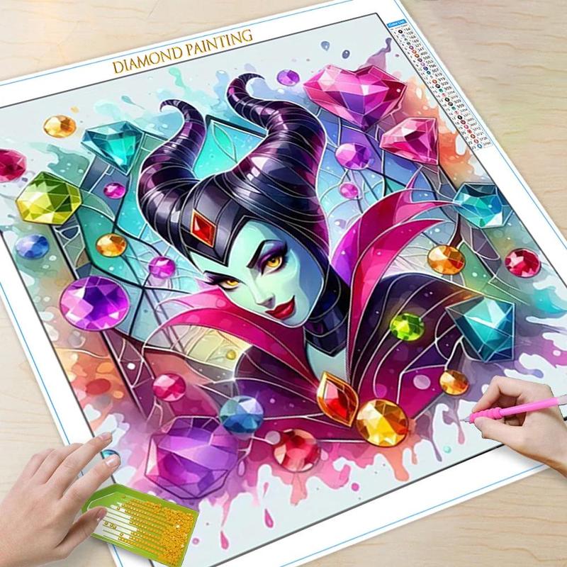 Cartoon Queen Pattern DIY Diamond Arts Colorful Painting Kit without Frame, DIY 5D Diamond Arts Colorful Painting Kit, Wall Art Decor for Home