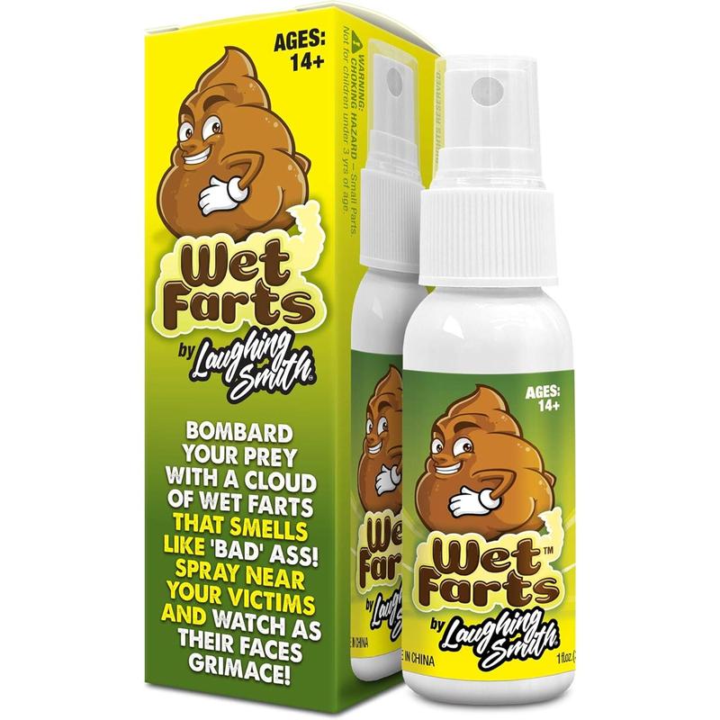 - Wet Farts - Potent Stink Spray - Extra Strong Stink - Hilarious Gag Gifts & Pranks for Adults or Kids - Prank Stink Stuff - Non Toxic - Smells Like Really 'Bad' Gas